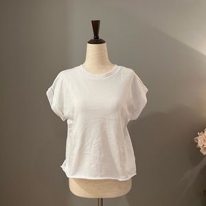 Splendid White Crew Neck Tee